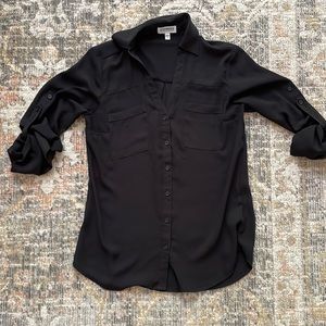 Express Portofino Black Blouse